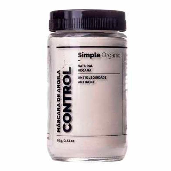 Máscara Facial Simple Organic Argila Antioleosidade 80g