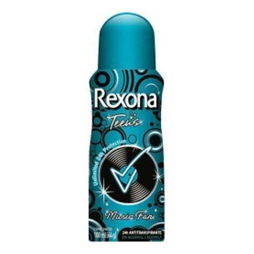 261955---desodorante-aerosol-rexona-feminino-teens-music-fan-64g 261955---desodorante-aerosol-rexona-feminino-teens-music-fan-64g