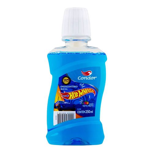 Enxaguante Bucal Infantil Condor Hot Wheels 250ml Enxaguante Bucal Infantil Condor Hot Wheels 250ml