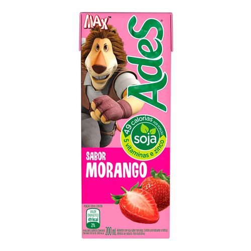 Suco Ades Morango 200ml Suco Ades Morango 200ml