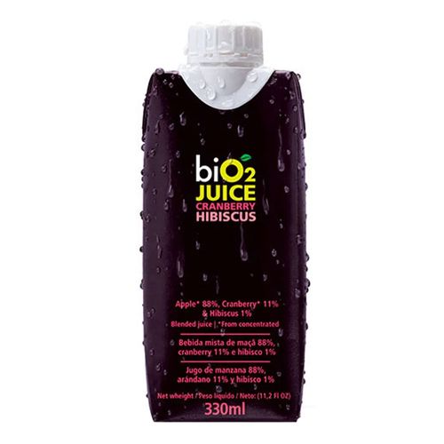 Suco biO2 Juice Cranberry Hibiscus 330ml Suco biO2 Juice Cranberry Hibiscus 330ml