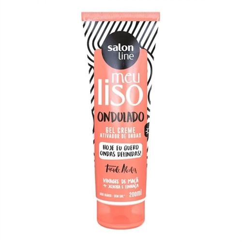 Gel Creme Ativador De Ondas Salon Line Meu Liso Ondulado Taciele Alcolea 200ml Gel Creme Ativador De Ondas Salon Line Meu Liso Ondulado Taciele Alcolea 200ml
