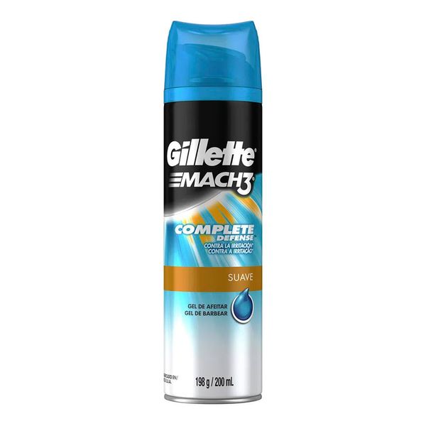 Gel de Barbear Gillette Mach 3 Complete Defense 198g