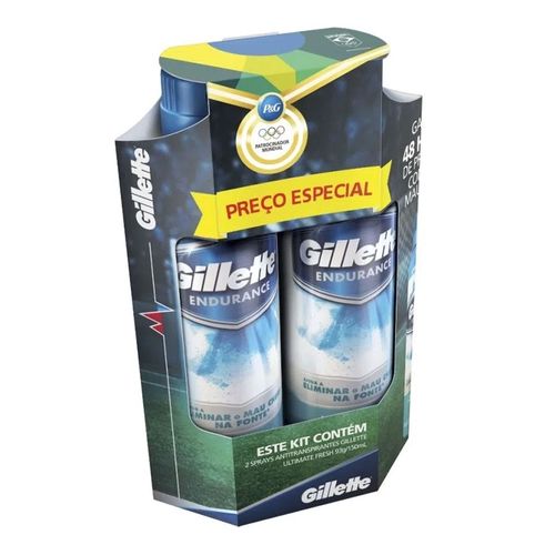Kit Desodorante Gillette Ultimate Fresh 2 Unidades com Preço Especial Kit Desodorante Gillette Ultimate Fresh 2 Unidades com Preço Especial