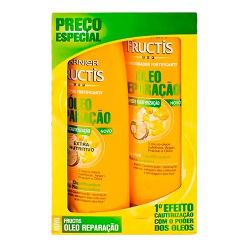 Kit Shampoo + Condicionador Fructis Oil Repair 300ml Kit Shampoo + Condicionador Fructis Oil Repair 300ml