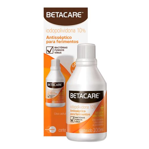 Antisséptico para Ferimentos Betacare Solução 100ml Antisséptico para Ferimentos Betacare Solução 100ml