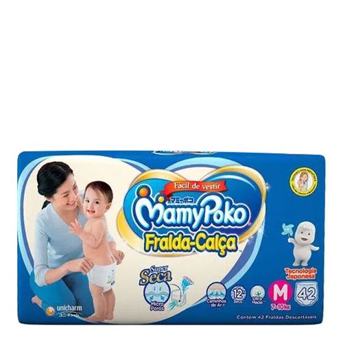 Fralda Mamypoko Mega M 42 Unidades