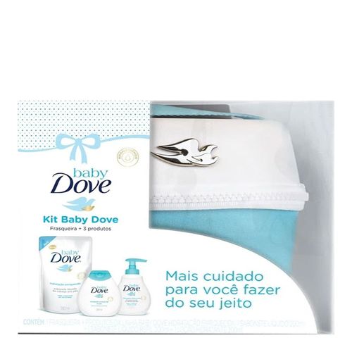 Kit Dove Baby Sabonete Líquido + Refil 180ml + Loção Hidratante Kit Dove Baby Sabonete Líquido + Refil 180ml + Loção Hidratante