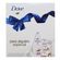Kit Dove Sabonete em Barra 90g 3 unidades + Sabonete Líquido Coco
