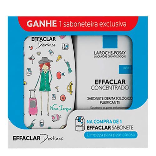 Kit Effaclar Sabonete De Limpeza Facial 80g + Saboneteira Kit Effaclar Sabonete De Limpeza Facial 80g + Saboneteira