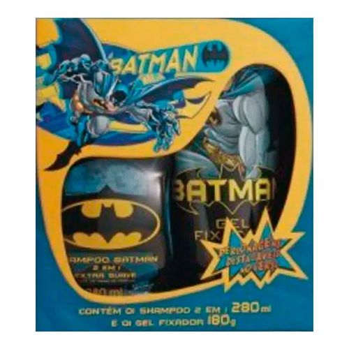 507695---kit-batman-shampoo-2-em-1-280ml-gel-fixador-180g 507695---kit-batman-shampoo-2-em-1-280ml-gel-fixador-180g