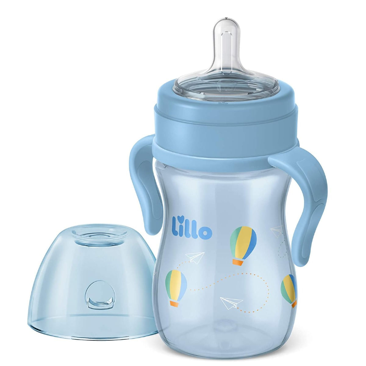 Mamadeira com Alca Super Evolution 240ml Azul + lillo 935188208