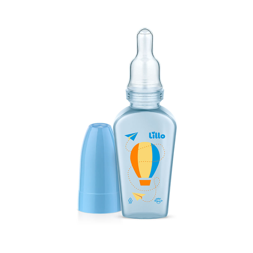 Mamadeira Chuquinha Primeiros Passos 50ml Azul + lillo 935188214