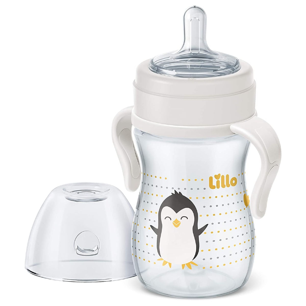 Mamadeira com Alca Super Evolution 240ml Neutra + lillo 935188226