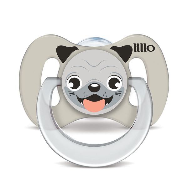 Chupeta Funny Animais Silicone Cachorro - Lillo
