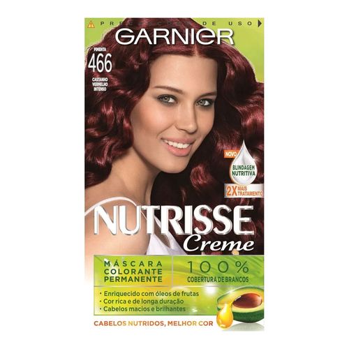 Tintura Garnier Nutrisse 466 Vermelho Intenso Tintura Garnier Nutrisse 466 Vermelho Intenso