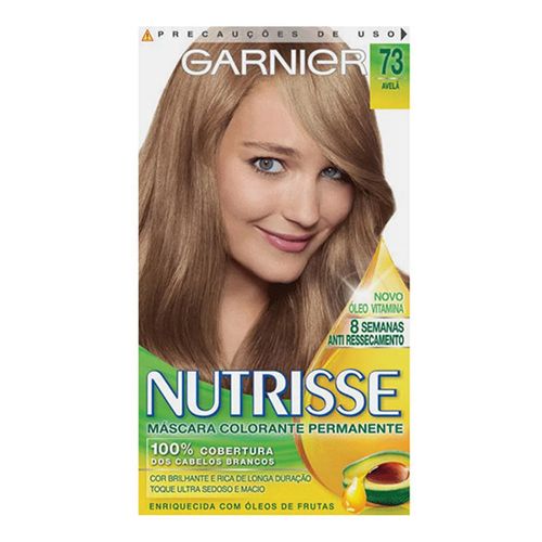 Tintura Garnier Nutrisse 73 Avelã Louro Natural