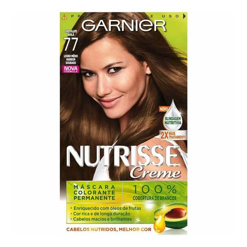 Tintura Garnier Nutrisse 77 Louro Médio Tintura Garnier Nutrisse 77 Louro Médio