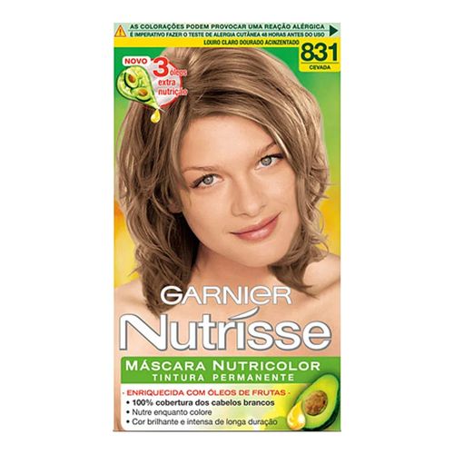Tintura Garnier Nutrisse 831 Cevada Louro Claro Tintura Garnier Nutrisse 831 Cevada Louro Claro