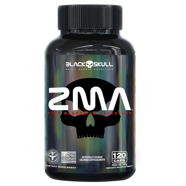 ZMA - POLIVITAMÍNICO ZINCO, MAGNÉSIO E B6 - 120 TABLETS ZMA - 120 CAPSULAS