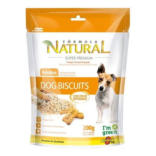 Biscoito para Cachorro Fórmula Natural Frango e Cereais Integrais - 200gr Biscoito para Cachorro Fórmula Natural Frango e Cereais Integrais - 200gr