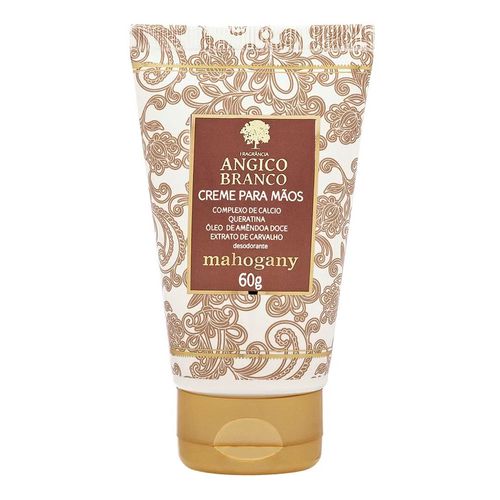 Creme para Mãos Angico Branco Mahogany 60g Creme para Mãos Angico Branco Mahogany 60g