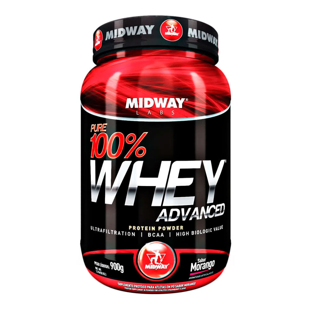 Whey Advanced Morango 900g