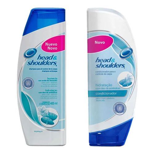Kit Shampoo + Condicionador Head e Shoulders Hidratação 400ml