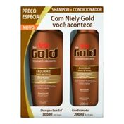 Kit Shampoo + Condicionador Niely Gold Chocolate
