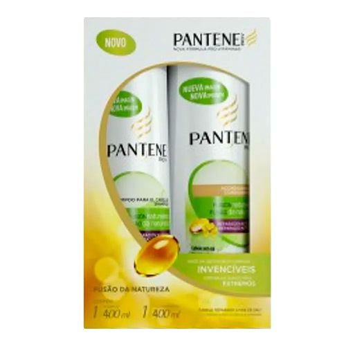 Kit Shampoo + Condicionador Pantene Fusão da Natureza 400ml