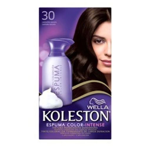 Tintura Koleston Espuma 30 Castanho Escuro Tintura Koleston Espuma 30 Castanho Escuro