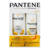 Kit Pantene Liso Extremo Shampoo 400ml + Condicionador 200ml