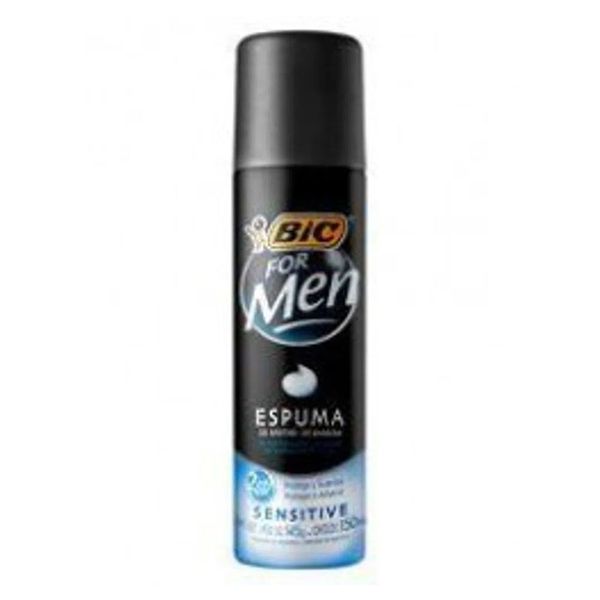 Espuma de Barbear Bic Sensitive 150ml