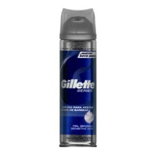 Espuma de Barbear Gillette Series Pele Sensível 250ml