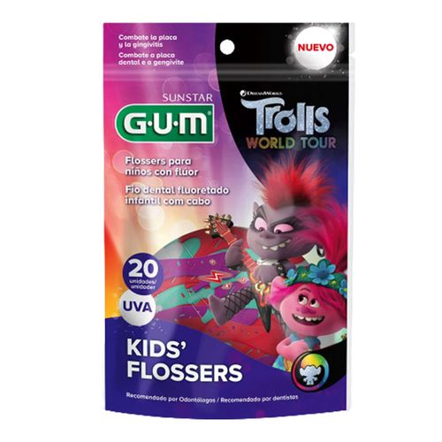 706515---fio-dental-infantil-flosser-gum-trolls-sabor-uva-20-unidades 706515---fio-dental-infantil-flosser-gum-trolls-sabor-uva-20-unidades