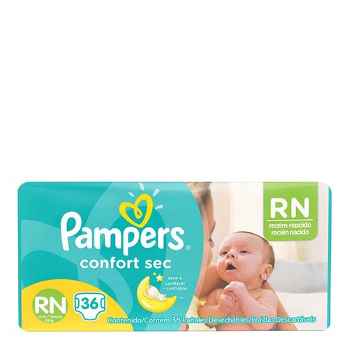 578223---fralda-descartavel-pampers-confort-sec-rn-36-unidades 578223---fralda-descartavel-pampers-confort-sec-rn-36-unidades