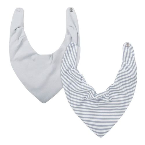 Kit 2 Babadores Bandana para bebê em suedine Little Dreamer Cinza - Hug Kit 2 Babadores Bandana para bebê em suedine Little Dreamer Cinza - Hug