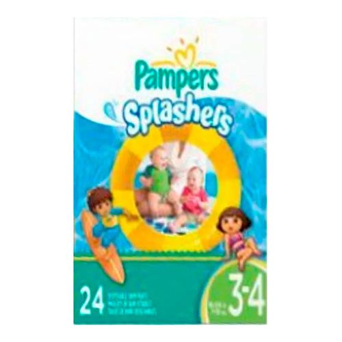 Fralda Descartável Pampers Splashers 3-4 24 Unidades Fralda Descartável Pampers Splashers 3-4 24 Unidades