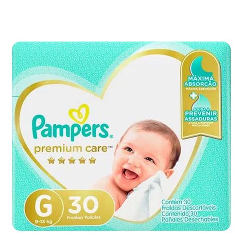 Fralda Pampers Pants Premium Care G Mega Com 30 Unidades - precopopular