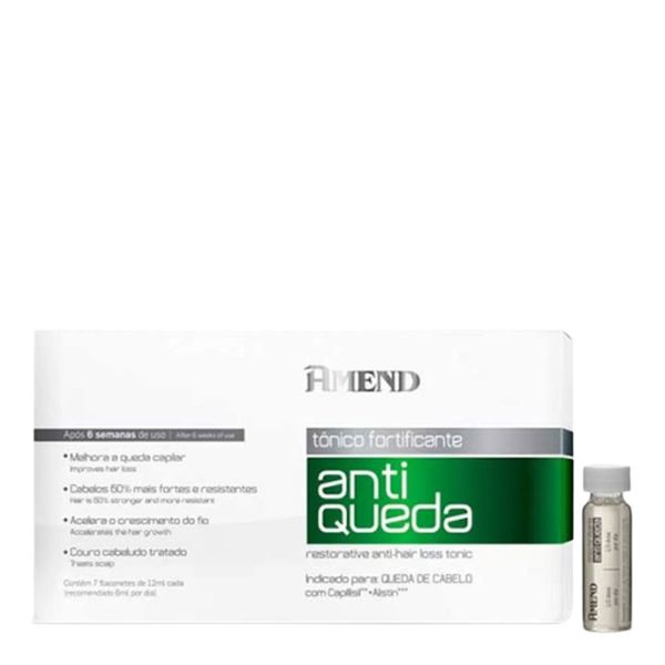Kit Amend Ampolas de Tratamento Antiqueda 12ml 7 Unidades