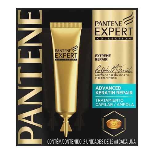 Kit Ampola de Tratamento Pantene Expert Keratin 3 Unidades Kit Ampola de Tratamento Pantene Expert Keratin 3 Unidades