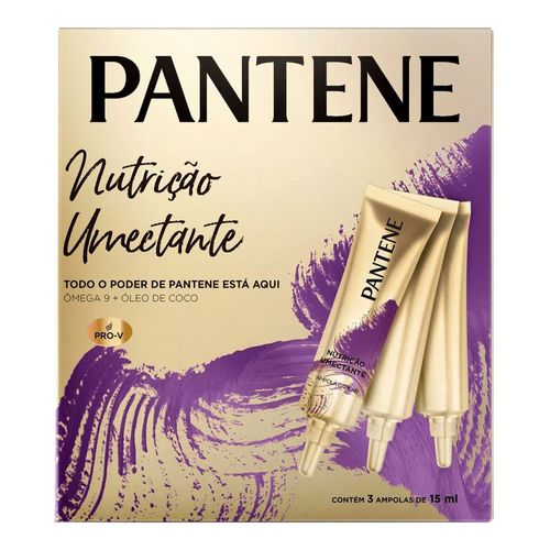 Kit Ampola Pantene Nutrição Umectante 45ml Kit Ampola Pantene Nutrição Umectante 45ml