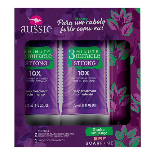 Kit Máscara De Tratamento Aussie 3 Minutos Milagrosos Stron Procter Kit Máscara De Tratamento Aussie 3 Minutos Milagrosos Stron Procter