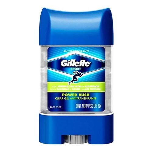 Desodorante Gillette Stick Masculino Clear Gel Power Rush 82g Desodorante Gillette Stick Masculino Clear Gel Power Rush 82g