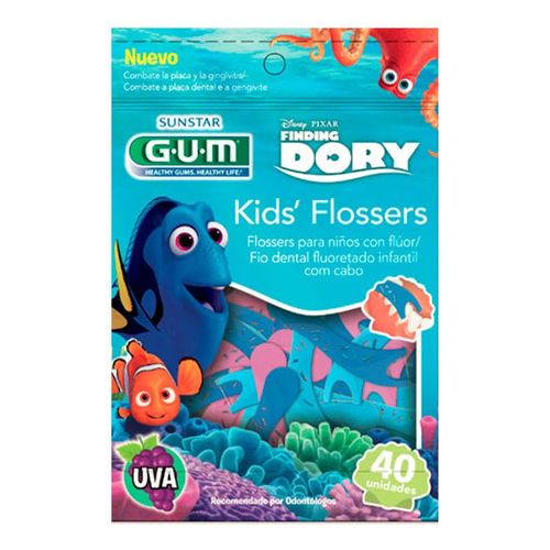 628913---fio-dental-infantil-flosser-gum-dory-sabor-uva-40-unidades