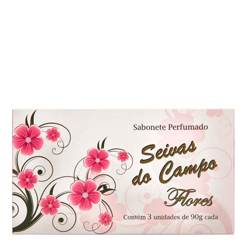 Kit Sabonete Seivas da Natureza Flores 90g 3 Unidades Kit Sabonete Seivas da Natureza Flores 90g 3 Unidades