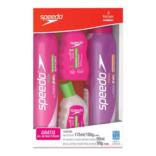 Kit Speedo Women 2 Desodorantes + Sabonete Líquido Kit Speedo Women 2 Desodorantes + Sabonete Líquido