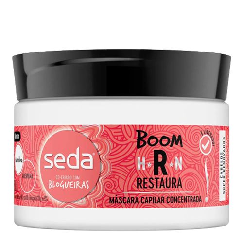 Máscara De Tratamento Seda Boom Restaura Queratina e Arginina 300g