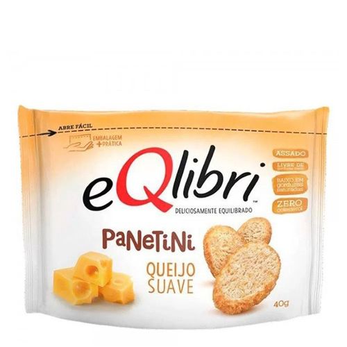 Snack Salgado Eqlibri Queijo Suave 40g Snack Salgado Eqlibri Queijo Suave 40g