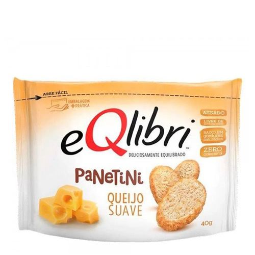 Snack Salgado Eqlibri Queijo Suave 40g